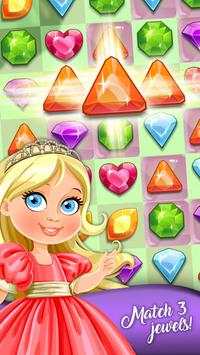 Jewels Princess Crush Mania - Matching Puzzle Game screenshot 3
