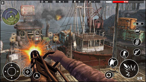 Gunner Navy War Shoot 3d : First-Person Shooters screenshot 4