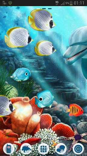 Sea Fish Theme GO Launcher screenshot 2