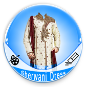 ikon Men Sherwani Dress Foto Editor