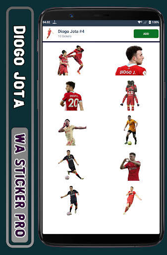 Diogo Jota - WA Sticker Pro screenshot 5