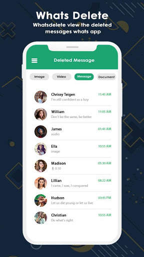 Recover Deleted Messages & Media for whatsapp screenshot 4