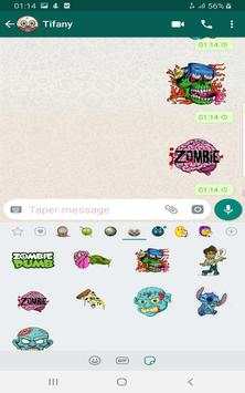 Zombie Stiker - WAStickerApps screenshot 11