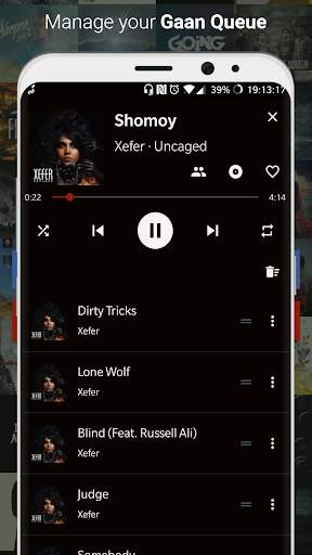 GAAN Music Player: Legal access to Bangla songs 6 تصوير الشاشة