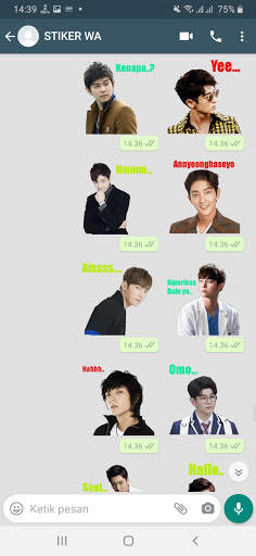 Sticker Wa OPPA Korea WAStickerApps screenshot 8