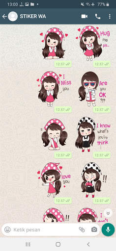 Stiker WA Love Story Couple 2021 WAStickerapps screenshot 2