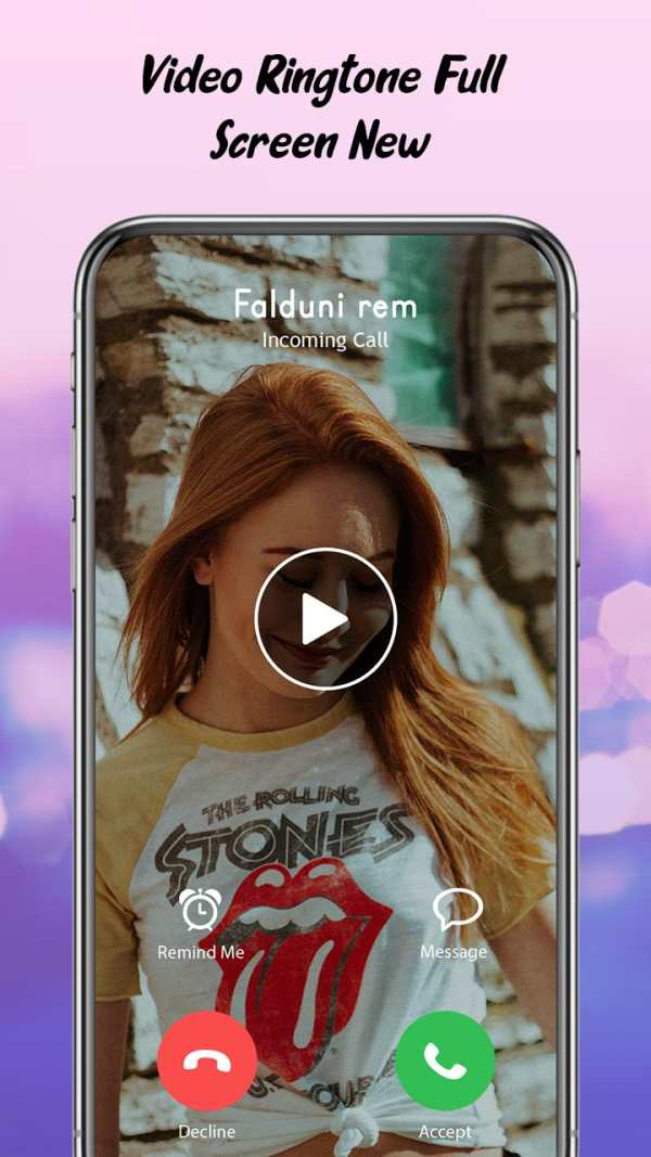 Video Ringtone Full Screen New screenshot 1