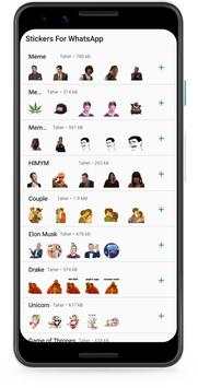 Stickers For WhatsApp - WAStickersApp screenshot 1
