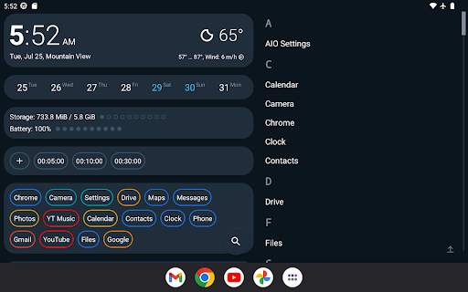 AIO Launcher screenshot 6