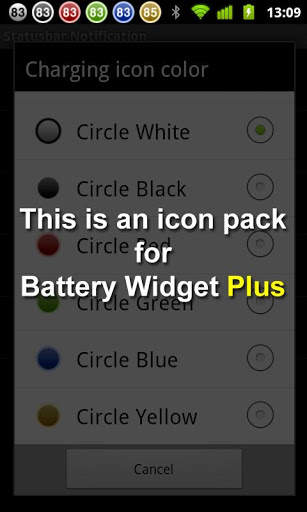 Battery Widget Icon Pack 1 screenshot 1