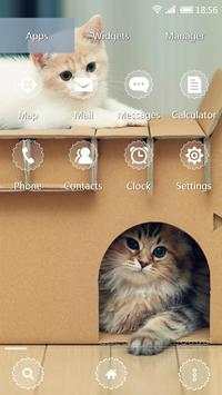 Cute Kittens 91 Launcher Theme screenshot 3