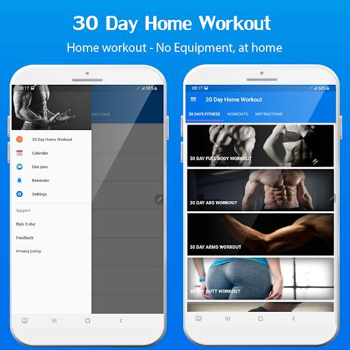30 Day Home Workouts screenshot 7
