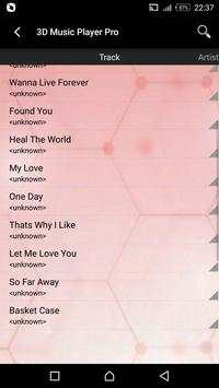 3D Music Player Pro screenshot 1