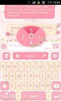 Lovepetal GO Keyboard Theme screenshot 6