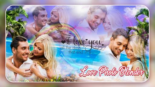 Love Couple Photo Blender App : Double Exposure screenshot 1