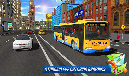 School Bus Driver Simulator 2021: City School Bus screenshot 12