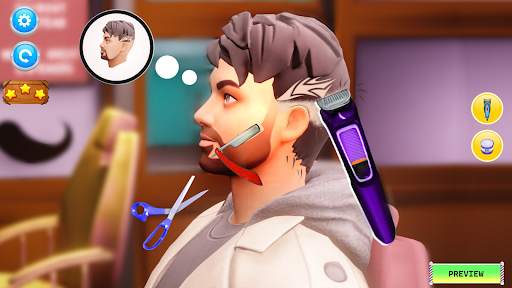 Barber Shop Hair Cut Sim Games screenshot 15