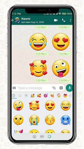 New 2019 Emoji for Chatting Apps (Add Stickers) screenshot 2