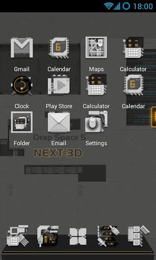 Deep Space Next Launcher Theme screenshot 1