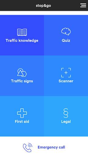 stop&go Road Safety App screenshot 1
