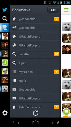 Janetter for Twitter screenshot 2