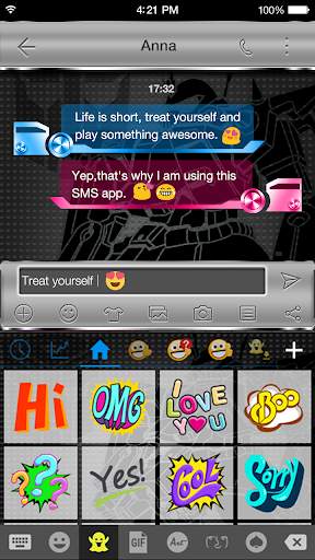 Emoji Keyboard - Auto Robot screenshot 3
