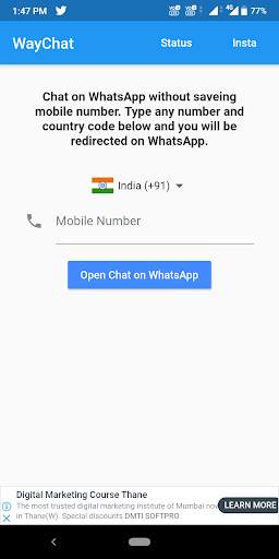 WAYCHAT -DOWNLOAD WHATSAPP STATUS,INSTAGRAM STUFFS screenshot 1