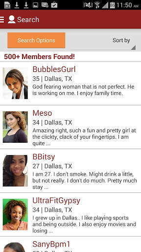 Black People Meet Singles Date screenshot 3
