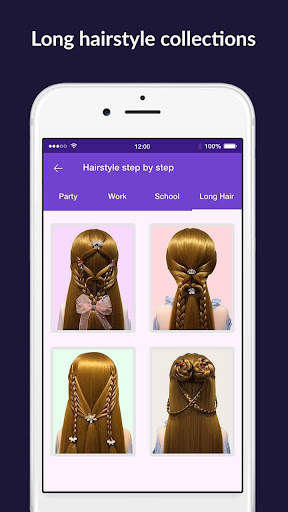 Hairstyles step by step easy,  screenshot 5