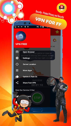 VPN For Free╦̵̵̿╤──Fire 2021 - Unlimted VPN Proxy screenshot 3