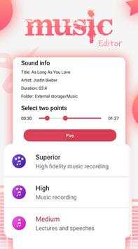 Music Editor - Mp3 Cutter скриншот 4