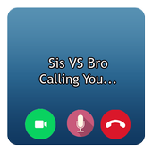 Video Call Prank Sis vs Bro icon