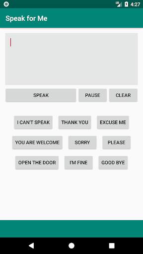 Speak For Me - Text to Speech Free screenshot 1
