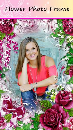 Lovely Flowers Photo Frame - Flower Frame screenshot 2
