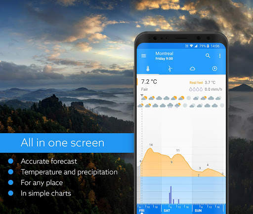 Klara weather screenshot 1
