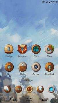 Magic Sky GO Launcher Theme скриншот 2