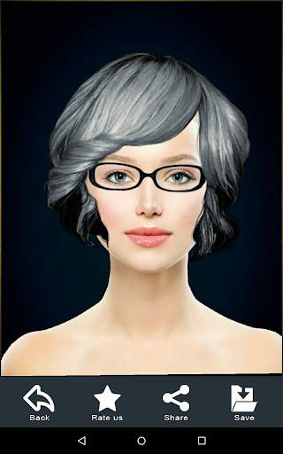 Hairstyle Changer app, virtual makeover women, men screenshot 16