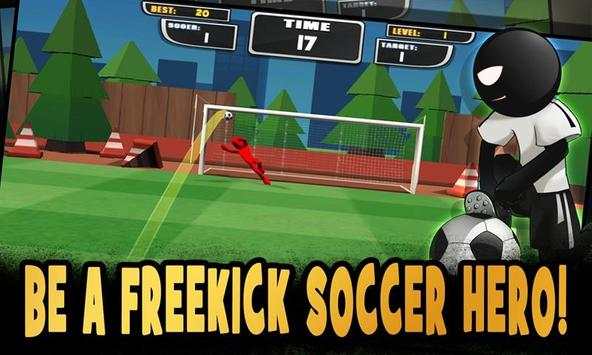 Stickman Freekick Soccer Hero screenshot 3