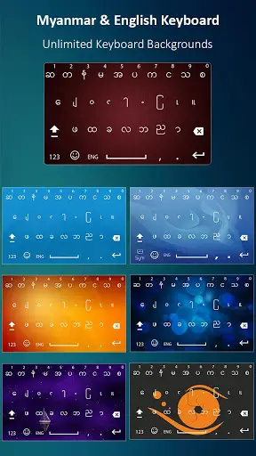 Myanmar Keyboard 2050 :  Myanmar Language Keyboard скриншот 2
