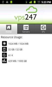 vps247 Manager screenshot 2
