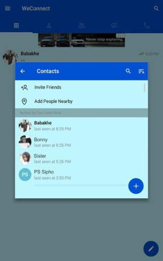 Weconnect : free chat and free calls (Telegram) screenshot 4