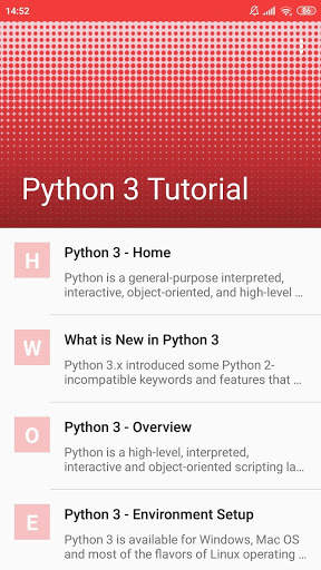 Python 3 Tutorials | Learn Python Offline screenshot 1