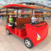 Shopping Mall Taxi Drive Rush icon