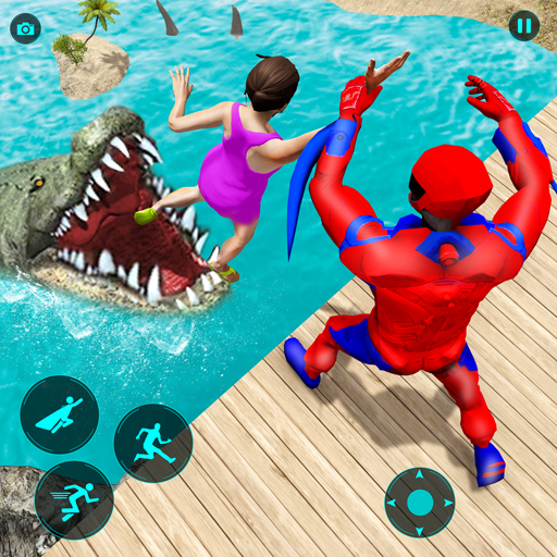 GT Superhero Police Robot Spider Animal Rescue icon
