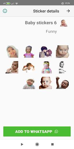 NEW Babies Stickers for WhatsApp 👶 WASTICKERAPPS screenshot 3
