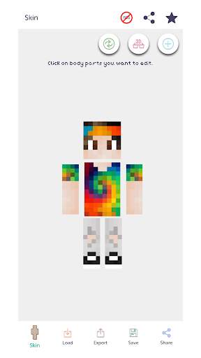 Custom Skin Editor Lite for Minecraft screenshot 1