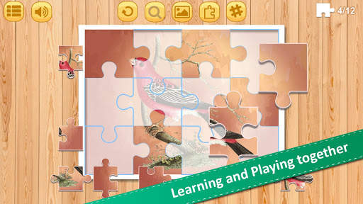 Jigsaw Birds Collection Puzzle 1- Educational Game screenshot 3