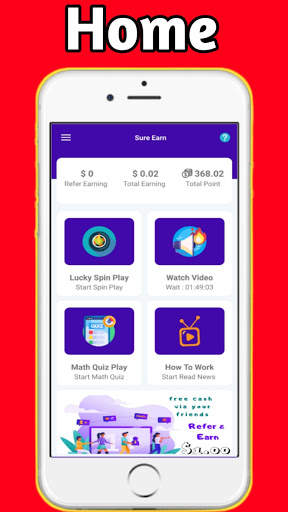 Sure Earn - Earn Real Money screenshot 1
