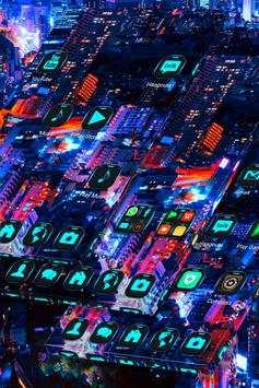 Dark City Launcher Theme screenshot 5