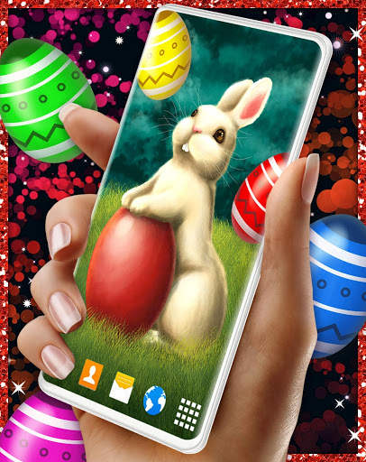 Easter Rabbit Live Wallpaper 🐰 Easter Wallpapers screenshot 1
